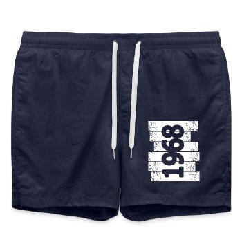 Mama 1968 - Swim Trunks - french navy - Front - AI Model Male 185 light (185cm)
