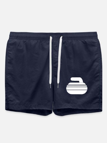 Curling Stone - Swim Trunks - french navy