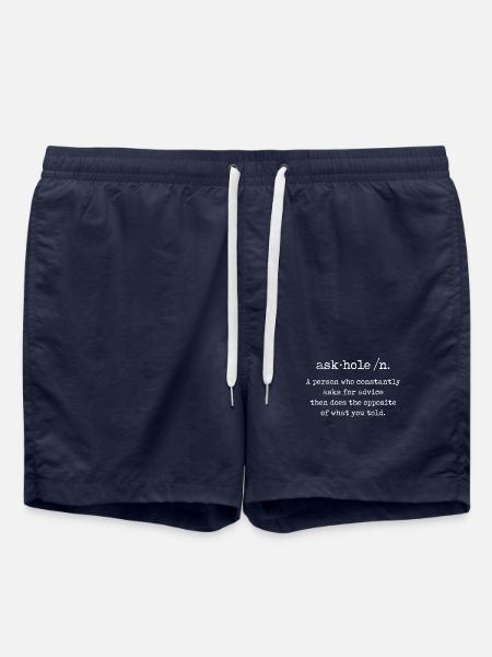 Askhole - Swim Trunks - french navy