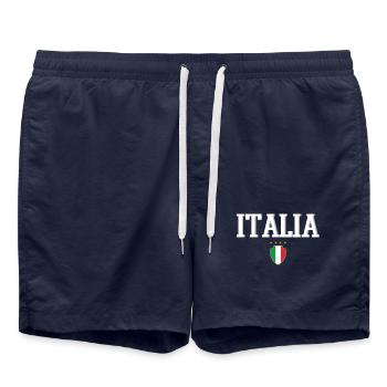 Italien - Badeshorts - French Navy - Vorne - AI Model Male 185 light (185cm)