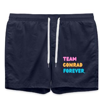 Team Été Pour Toujours - Short de bain - bleu marine - Devant - AI Model Male 185 light (185cm)