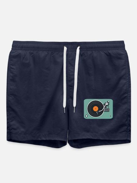 TURNTABLE - sound & vision - Swim Trunks - french navy