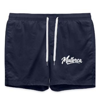Mallorca - Spanien - Spain - Espana - Insel - Badeshorts - French Navy - Vorne - AI Model Male 185 light (185cm)