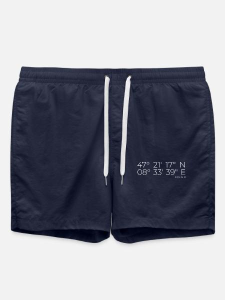 Coordonnées District 8 Zurich - Short de bain - bleu marine