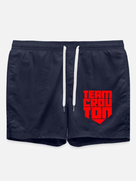TEAM CROUTON - Short de bain - bleu marine