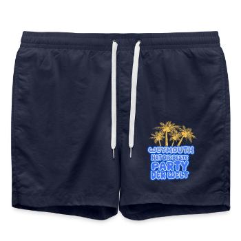 Vacances Weymouth - Short de bain - bleu marine - Devant - AI Model Male 185 light (185cm)