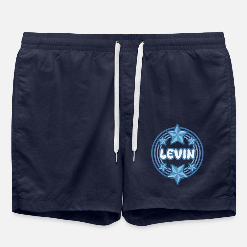 Name Levin - Swim Trunks - french navy