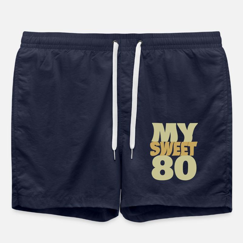 80 - Short de bain - bleu marine