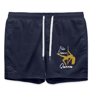 Pole Dance Queen - Short de bain - bleu marine - Devant - AI Model Male 185 light (185cm)