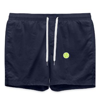 Tennis - Short de bain - bleu marine - Devant - AI Model Male 185 light (185cm)