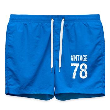 1978 - Short de bain - cobalt blue - Devant