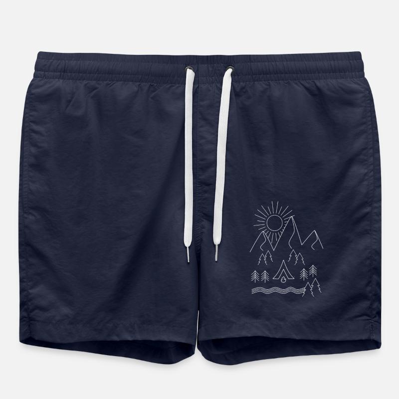 Camping - Swim Trunks - french navy