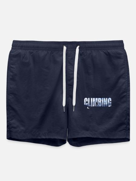 Klettern Bergsteigen Berge Kletterer - Badeshorts - French Navy