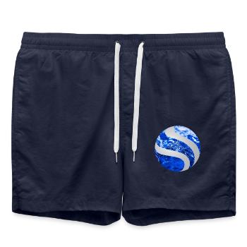 Ball Wasser - Badeshorts - French Navy - Vorne - AI Model Male 185 light (185cm)