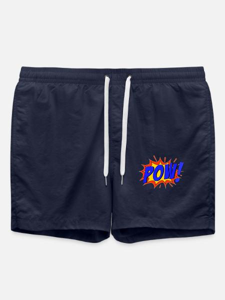 POW Comic Pow! - Swim Trunks - french navy