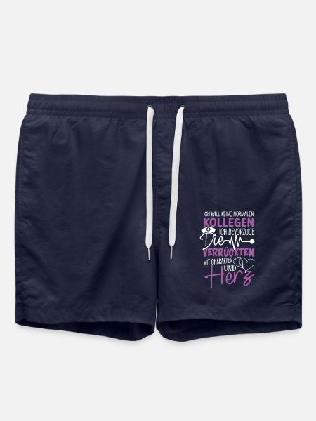 Altenpflegerin Altenpfleger Pfleger Pflegerin - Badeshorts - French Navy