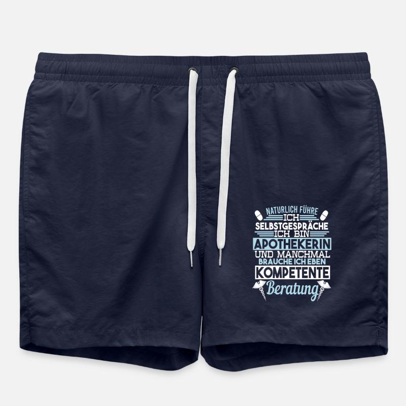 Pharmacist Self-talk competent advice - Swim Trunks - french navy