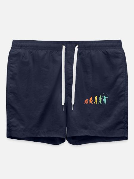 Evolution Bogenschießen Bogenschütze Pfeil Bogen - Short de bain - bleu marine