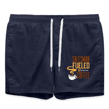 Vendeur Coffee Works Gift - Short de bain - bleu marine - Devant - AI Model Male 185 light (185cm)