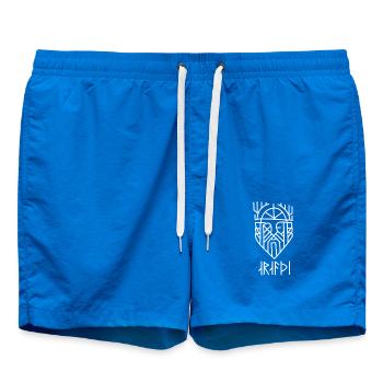 Courage - Nordic runes - Swim Trunks - cobalt blue - Front