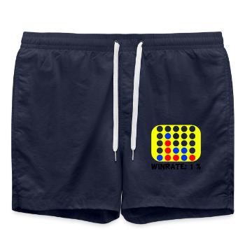 chemise drôle de cadeau de fête de Pattaya Thaïlande BKK - Short de bain - bleu marine - Devant - AI Model Male 185 light (185cm)