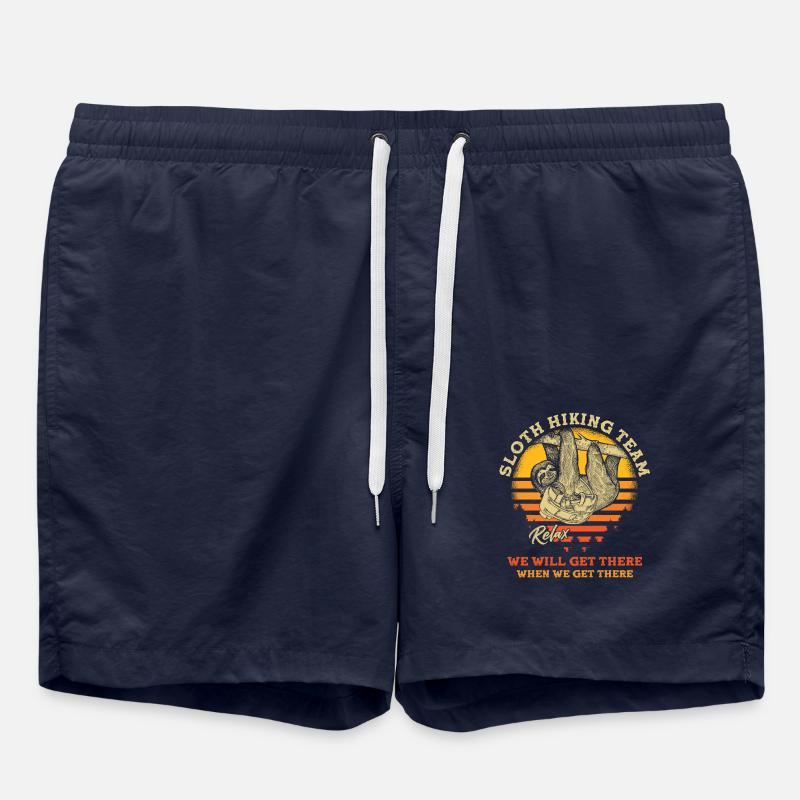 Sloth Hiking Team - Swim Trunks - french navy