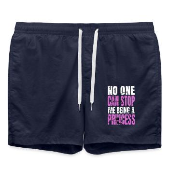 Princesse - Short de bain - bleu marine - Devant - AI Model Male 185 light (185cm)