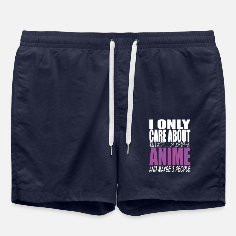 Anime - Badeshorts - French Navy