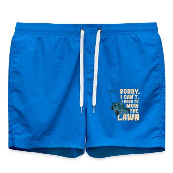 Jardin tondeuse à gazon cadeau - Short de bain - cobalt blue - Devant