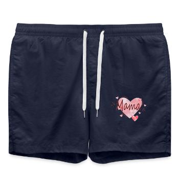 Amour maman - Short de bain - bleu marine - Devant - AI Model Male 185 light (185cm)