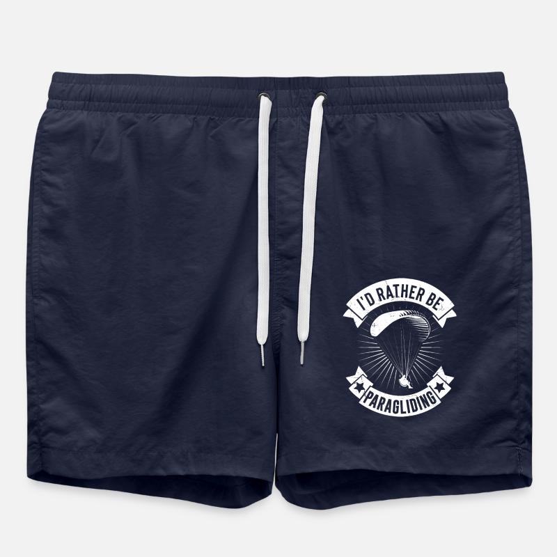 Paragliding cool sayings gift - Swim Trunks - french navy