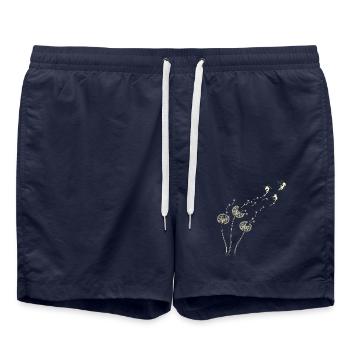 Dandelion elf - Swim Trunks - french navy - Front - AI Model Male 185 light (185cm)