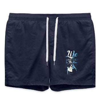 Skifahren Freestyle - Badeshorts - French Navy - Vorne - AI Model Male 185 light (185cm)