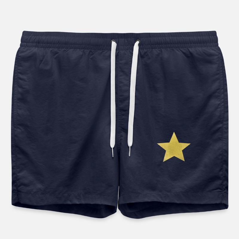 Étoile, Étoilé, Ciel, Nature, Céleste - Short de bain - bleu marine