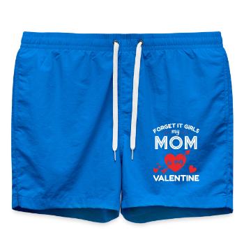My Mom Is My Valentine - Badeshorts - Cobalt blue - Vorne