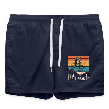 Vélo de descente vélo - Short de bain - bleu marine - Devant - AI Model Male 185 light (185cm)