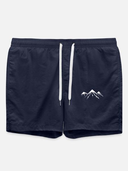 Mountain mountains - Swim Trunks - french navy