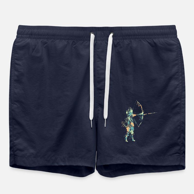 Tir à l’arc - Short de bain - bleu marine