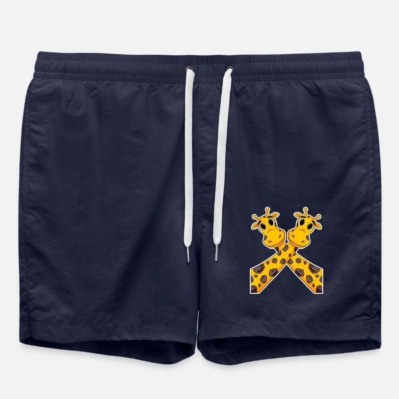 Giraffen Giraffe - Badeshorts - French Navy