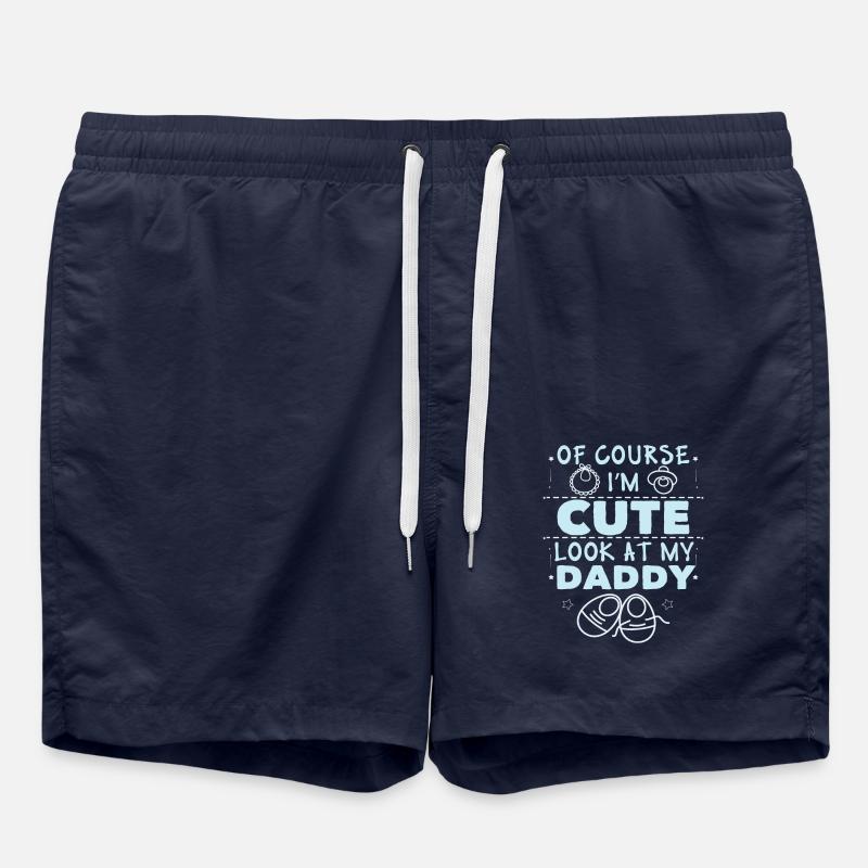 Bébé papa - Short de bain - bleu marine
