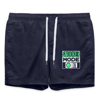Snooker Billiards - Swim Trunks - french navy - Front - AI Model Male 185 light (185cm)