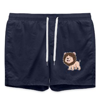 Bébé Lion - Short de bain - bleu marine - Devant - AI Model Male 185 light (185cm)