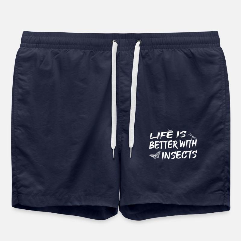Insects - Swim Trunks - french navy