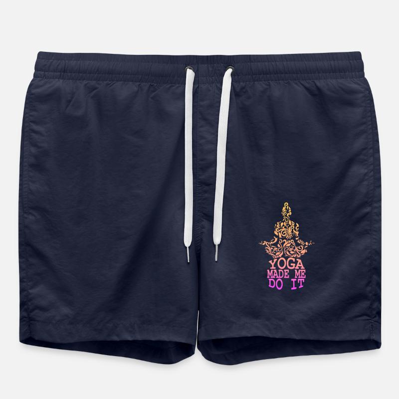 Yoga made me do it - Swim Trunks - french navy