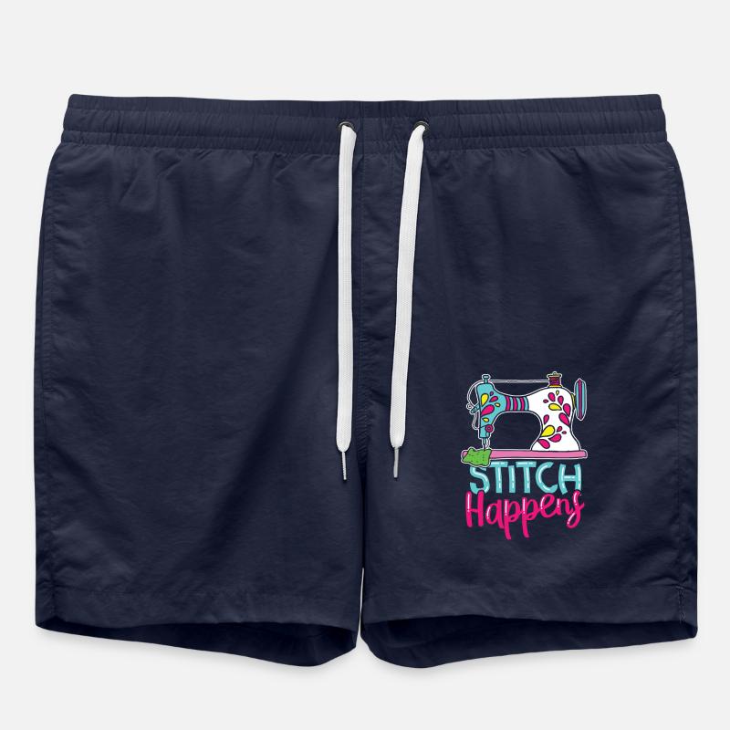 Stitch Happens - Badeshorts - French Navy