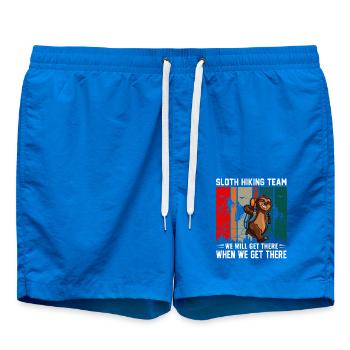 Faultier Wander Team wir werden dort ankommen wenn - Badeshorts - Cobalt blue - Vorne