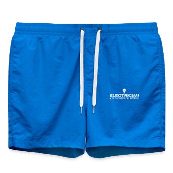 Électricien électricité électrique artisan cadeau - Short de bain - cobalt blue - Devant