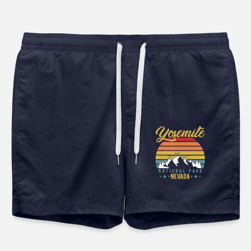 Yosemite National Park - Badeshorts - French Navy