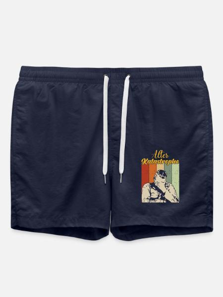 Old disaster - Swim Trunks - french navy