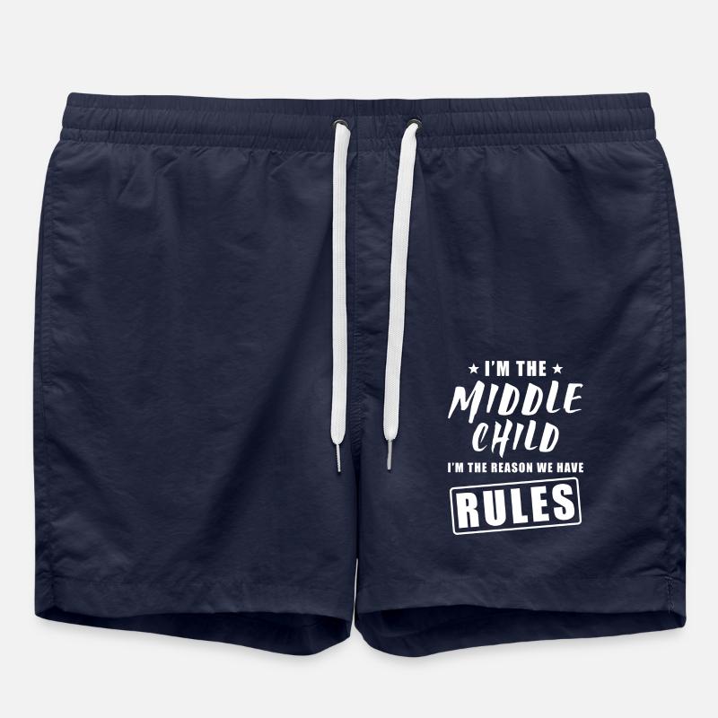 Enfant moyen - Short de bain - bleu marine